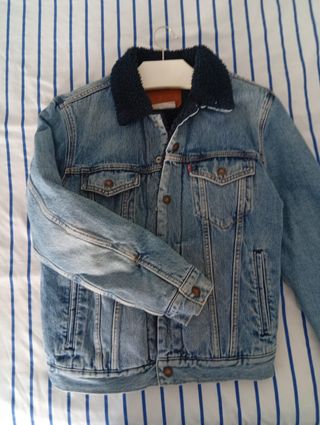 Chaqueta Levi's Sherpa Azul