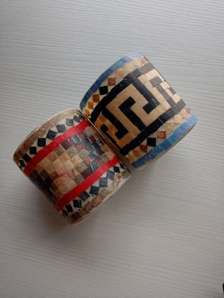 Portacandele in pietra artigianale