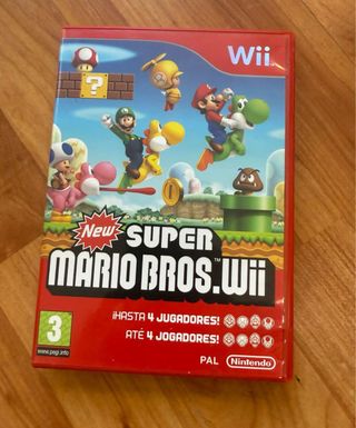 Pack 4 Videojuegos Wii de Mario