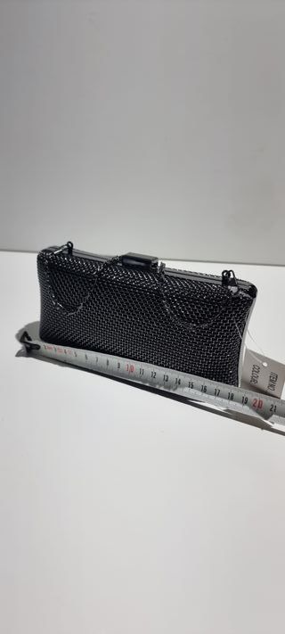 Bolso Clutch Fiesta Negro. Nuevo con etiqueta