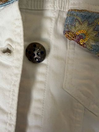 Cazadora Desigual Blanca Mujer
