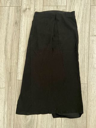 Falda Zara Negra con abertura lateral