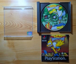 The Simpsons Wrestling PS1 PAL