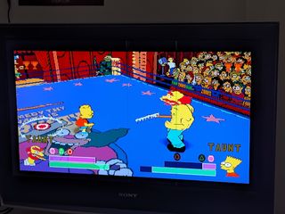 The Simpsons Wrestling PS1 PAL