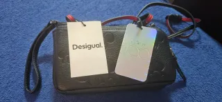 Bolso Desigual Negro Mickey Mouse
