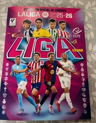 Álbum Cromos Vacío Liga Este 2025/2026 Panini