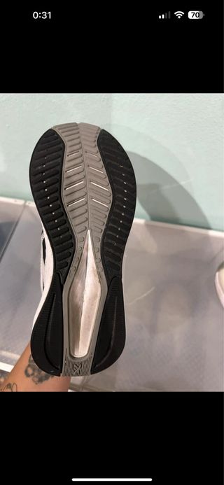 Deportivas Running Reebok Blancas y Negras