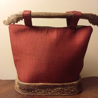 Bolso de vestir rojo