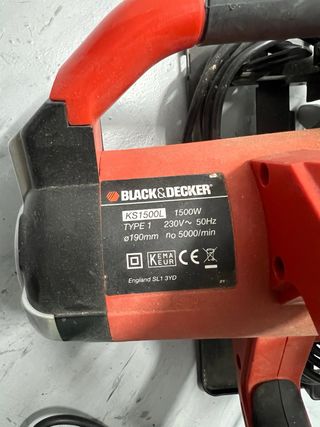 Sierra Circular Black & Decker 1500W