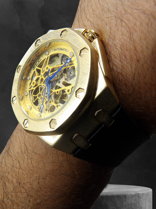Orologio Uomo Automatico 45mm inox Scheletro Silic
