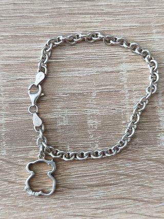 Pulsera Tous Oso Plata