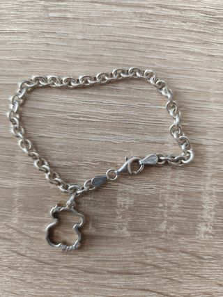 Pulsera Tous Oso Plata