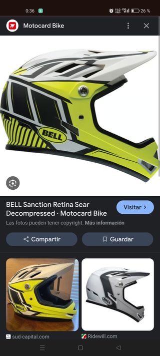 Casco Bell Sanction Retina Sear