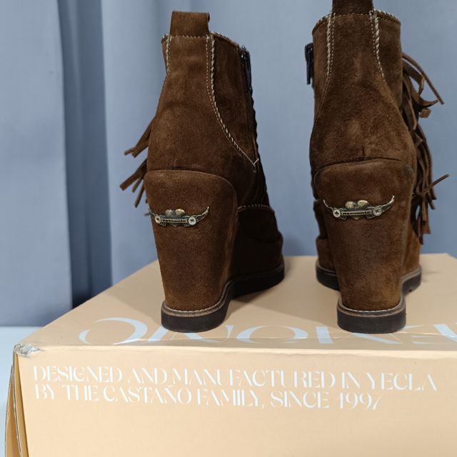 Botines Nemonic Marrones Talla 37