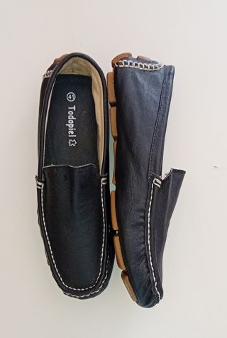 Mocasines de piel talla 41 unisex