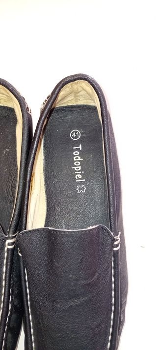 Mocasines de piel talla 41 unisex