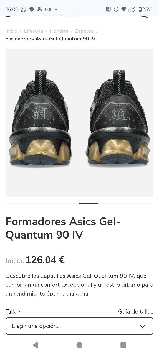 Zapatillas Asics Gel Nuevas Talla 44