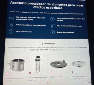 Processore mixer KitchenAid 5ksmfp2