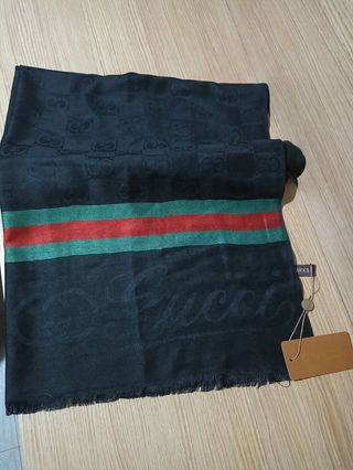Fular Gucci Negro Multicolor
