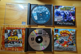Lote Juegos PS1 Crash Bash + Moto Racer PAL 🇪🇦
