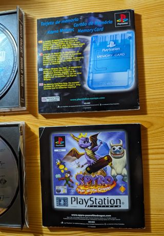 Lote PS1 Crash Bash + Moto Racer PAL 🇪🇦