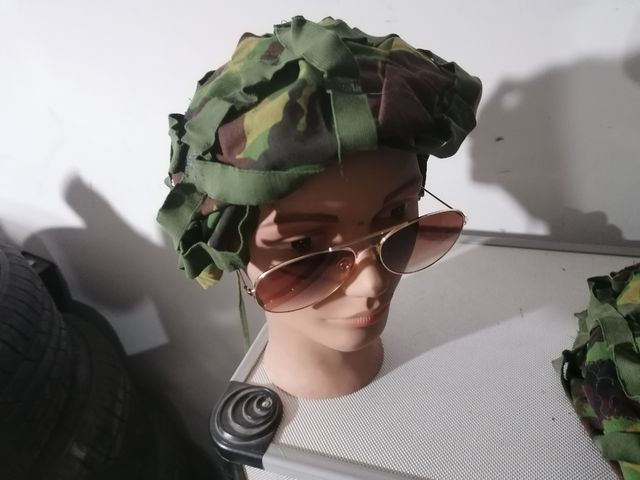 Gorro militar de camuflaje tela ajustable