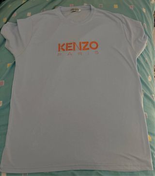Blusa Kenzo Paris Azul Naranja