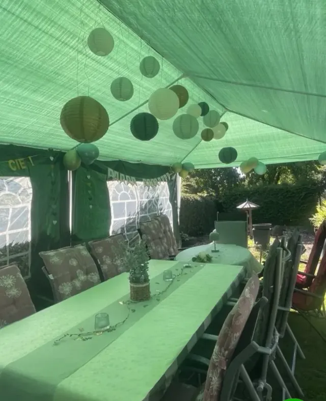 Tenda de Eventos 3x12m Verde