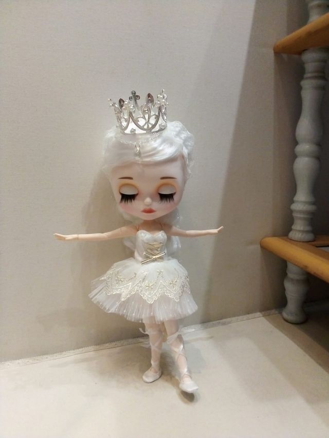 MUÑECA TIPO BLYTHE+4 PARES OJOS CUSTOM+SLEEPY EYES