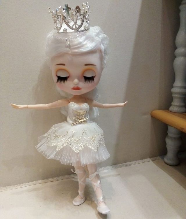 MUÑECA TIPO BLYTHE+4 PARES OJOS CUSTOM+SLEEPY EYES