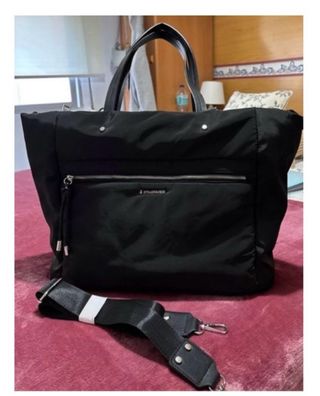 Bolso acolchado negro