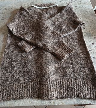 Cardigan donna marrone fantasia