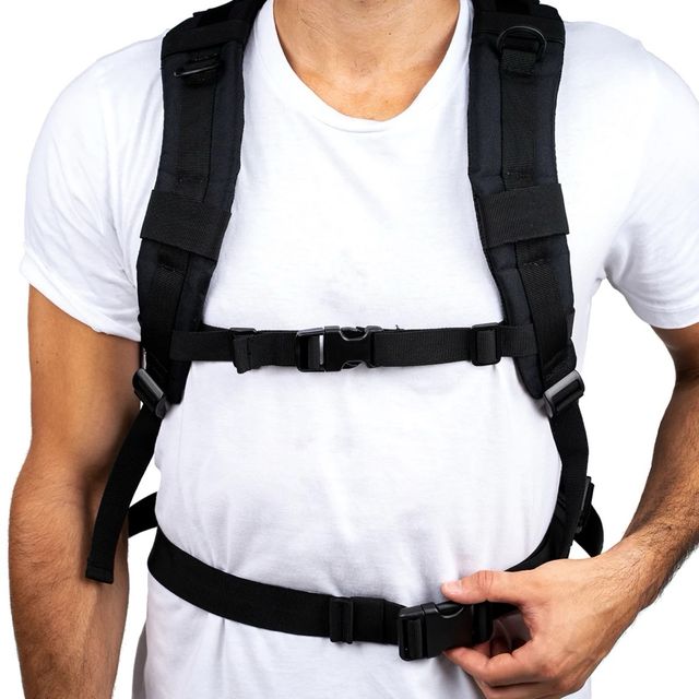 Mochila Táctica Militar, Policial, Negra 50L