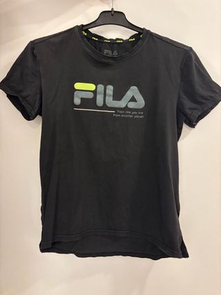 Camiseta Fila Negra