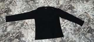 Conjunto 2 jérseis Quechua Azul y Negra. Talla S