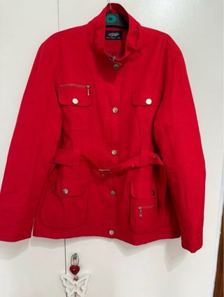 Chubasquero Rojo Talla XL