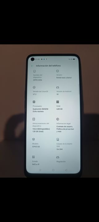 OPPO A53S 128 GB Blu