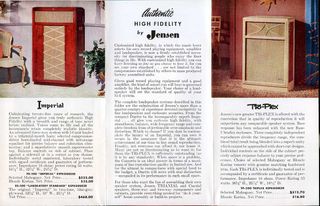 Altavoz Jensen TP 200