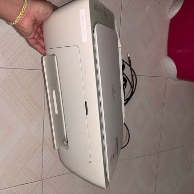 Impresora HP Verde y Blanca