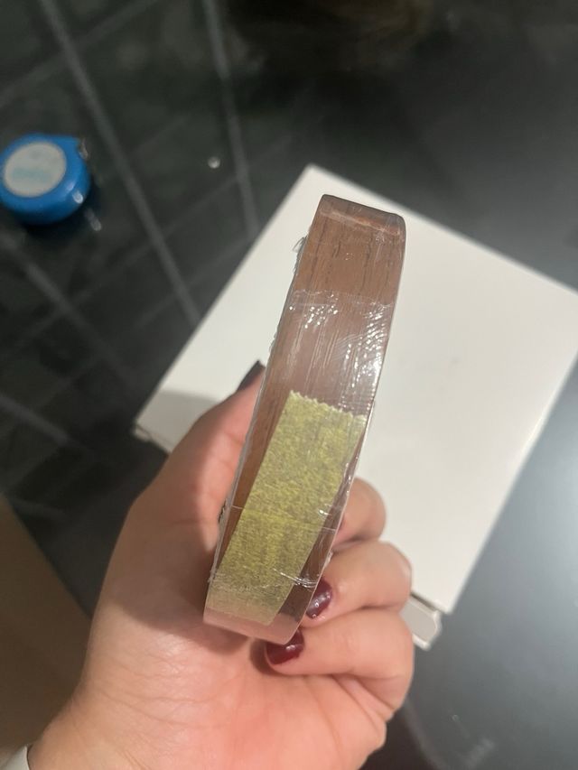 Cubrecanto madera marrón 25m