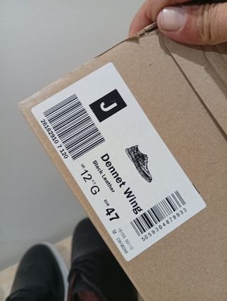 Zapatos Clarks dennet, t.47