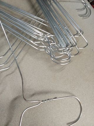 50 Grucce metallo zincato salva spazio