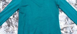 Cárdigan verde azulado