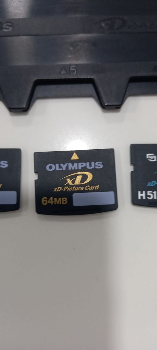 Lote Tarjetas Memoria XD Olympus Fujifilm