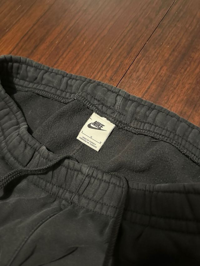 Pantalones Cargo Nike Negros con Logo Multicolor