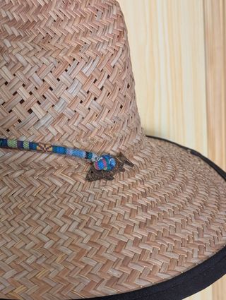 Sombrero de hoja de palma talla S