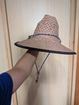 Sombrero de hoja de palma talla S