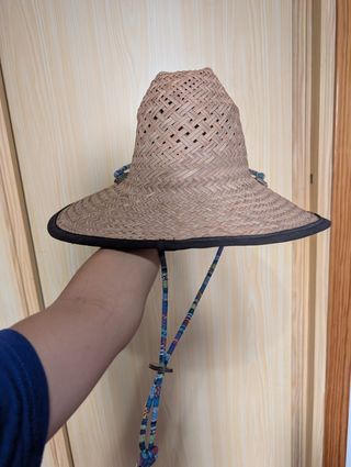 Sombrero de hoja de palma talla S