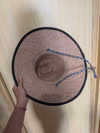 Sombrero de hoja de palma talla S