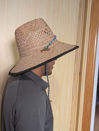 Sombrero de hoja de palma talla S